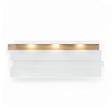 Stella Trading Memphis Wandboard in Weiß, Artisan Eiche Optik -...