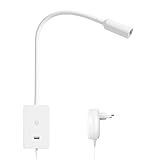 ENUOTEK Leselampe Bett Wandmontage, LED Wandleuchte Leselicht, 4W...