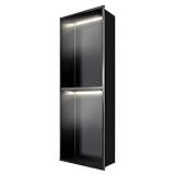 Wasserdichte Dusche mit Edelstahlregalen & LED-Beleuchtung –...