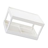 GARIOUANS Doppelschichtiges Lagerregal Aus Robustem Material Kompaktes...