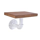 VICASKY Vintage Wandregal aus Schmiedeeisen und Industrieller...