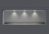 BERNSTEIN® Wandnische aus Edelstahl NT309010X mit LED-Beleuchtung–...