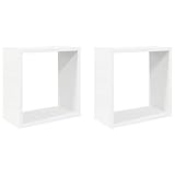 vidaXL 2X Würfelregal Wandregal Hängeregal Cube Lounge CD Regal...