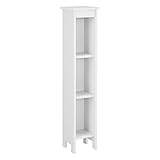 [en.casa] Standregal Bräcke 80x17x17cm CD-Regal aus WPC Bücherregal...