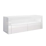 SONNI TV Board, Fernsehtisch, Lowboard Hochglanz,mit LED-Beleuchtung,...