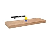 Velano - Bücherregal Wand - 3er-Set Wandregal 59.5x23.5 cm Sonoma...