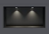 BERNSTEIN® Wandnische aus Edelstahl NT206010X mit LED-Beleuchtung–...