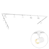 QAZQA - Modern Modernes 1-Phasen-Schienensystem Komplettset I...