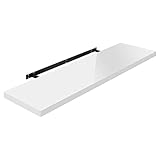 WOLTU Wandregal Volato Wandboard freischwebend hochglänzend weiß...