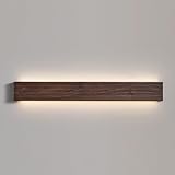 YFMYY Holz-Wandleuchte mit Langen Streifen, LED-Wandleuchte aus...