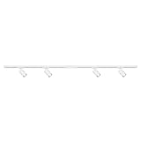 BRILONER - Schienensystem Rail Starterset, 4x GU10 Spots schwenkbar,...