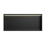Sxlawesom Wandnische mit LED-Lichtstreifen – Duschnischenschrank –...
