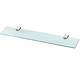 bonsport Glasregal Wandregal für Badezimmer Klarglas - Glas Regal aus...