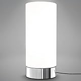 B.K.Licht - Nachttischlampe Touch Dimmbar in 3 Stufen, E14 Fassung,...