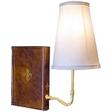LITERARISCHE BUCHLEUCHTE - Vintage Tischlampe, Beleuchtung Deko im...