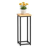 Youyijia Eichenholz Blumenregal 70cm Höhe mit Verstellfüßen |...