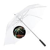 ZOYLINK LED Transparenter Regenschirm Kinder Regenschirm Dekorative...