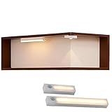 Beleuchtete Eckregale mit Lichtern – intelligenter Holzständer für...