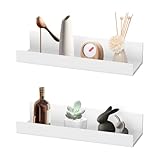 TPTGIAR 2 Stück Wandregal Ohne Bohren, 27cm Kunststoff Regal Wand,...