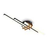 BRILONER - LED Deckenlampe mit warmweißem Licht, Eckprofile, LED...