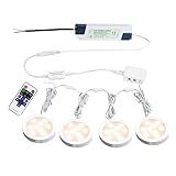 AIBOO Dimmbare LED Beleuchtung 12V mit RF Wireless Fernbedienung für...