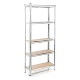 Wiltec Schwerlastregal 75x30x174cm, Gesamtlast 875kg, Steckregal...