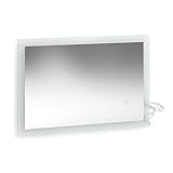 Vicco Badezimmerspiegel, Weiß, 60 x 40 cm