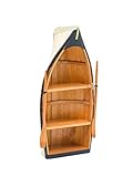 aubaho Regal Boot Holz Bootsregal Wandregal Schiff Maritime Deko...