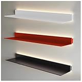 LED-Schweberegal mit integrierter Beleuchtung – modernes Wanddisplay...
