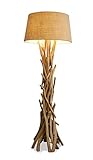 levandeo Lampe 97046 Stehlampe 155cm hoch Holz Holzlampe Unikat natur...