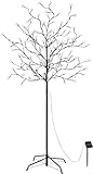 Lunartec LED Deko Baum: Solar-LED-Deko-Kirschbaum mit 152 beleuchteten...