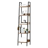 WOLTU Lagerregal mit 5 Ebenen, Küchenregal mit 4 Haken, Bücherregal...