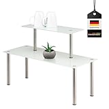 bremermann Glas-Regal, Küchenregal, mit Glasplatten und...