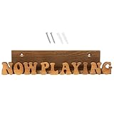 Schallplatten-Wandregal – 'Now Playing' Schallplattenhalter,...