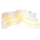 Papierwand mit LED-Beleuchtung, Faltbarer Raumteiler aus Papier,...