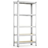 Wiltec Schwerlastregal 180x90x30cm, Gesamtlast 875kg, Steckregal...