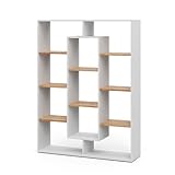 Vicco Raumteiler, Weiß/Goldkraft Eiche, 107.2 x 143 cm