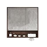 Badezimmer-Medizinschrank zur Wandmontage, mit Spiegel, 70 cm,...