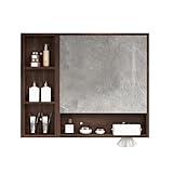 Wandmontierter Badezimmerschrank mit Beleuchtung, beschlagfrei und...