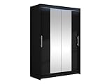 Mirjan24 Kleiderschrank Miami II mit RGB LED Beleuchtung, Modernes...