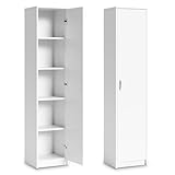 Home Collective Bücherregal Kleiderschrank Regal weiß 40cm breit...