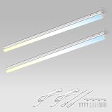 ALUSSO 2er Set Unterbauleuchte Küche LED 12W 1200lm, 3CCT 3000K 4000K...