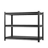 SUPEER Schwerlastregal Metall 100x80x50 cm mit 3 Verstellbaren...