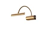 Trio Leuchten LED Wandleuchte Curtis 279770104, Metall altmessing, 1x...