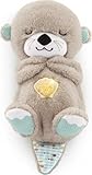 Fisher-Price Schlummer Otter Kuscheltier mit Atembewegung und Musik,...
