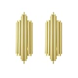YFMYY Packung mit 2 postmodernen Gold-Eisenrohr-Wandlampen, LED-G9,...