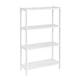 SONGMICS Badezimmerregal, Badregal, Küchenregal, Schuhregal mit 4...