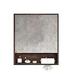 Wandmontierter Badezimmerschrank mit Antibeschlag-Beleuchtung, 60 cm,...