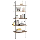 Bestier Bücherregal gegen Wand mit 5 Regal 180 x 60cm Hoch...
