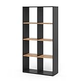 Vicco Raumteiler Scutum, Anthrazit/Goldkraft Eiche, 143 x 72 cm, zur...